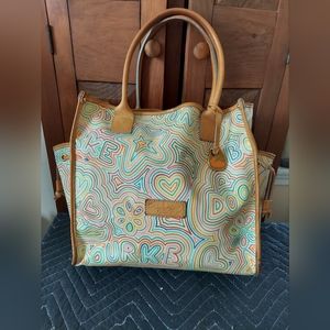 Dooney & Bourke Multicolor Patterned Tote